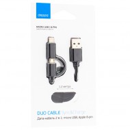 USB - Deppa D-72204 (21) 8-pin Lightning  /  MicroUSB 1.2  Deppa 02939