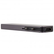  Deppa Thunderbolt C 71 (73121) Type-C to USB3.0x2/ HDMI/ Thunder3/ Type-C/ SD/ MicroSD  MacBook  Deppa 03536