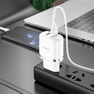   Hoco N4 Aspiring dual port charger   Lightning (2USB: 5V max 2.4A)  Hoco 03145