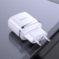   Hoco N4 Aspiring dual port charger   Type-C (2USB: 5V max 2.4A)  Hoco 03149