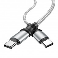 USB - Hoco X50 Type-C to Type-C Exquisito 100W charging data cable (20V-5A, 100 Max) 1.0   Hoco 02118