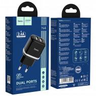   Hoco N4 Aspiring dual port charger Apple / Android (2USB: 5V max 2.4A)  Hoco 03144