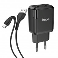   Hoco N7 Speedy dual port charger   Type-C (2USB: 5V max 2.1A)  Hoco 03216