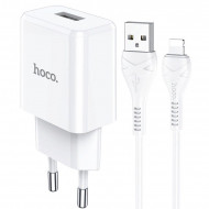   Hoco N9 Especial single port charger   Lightning (USB: 5V max 2.1A)  Hoco 03228