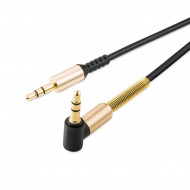  Hoco UPA02 AUX Spring Audio Cable 3.5mm (1.0 ) Black  Hoco 02205