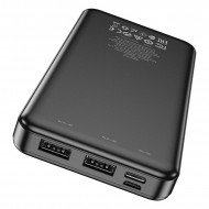    Hoco J91 10000 mAh Strong and Wear-Resistant power bank (2USB:5V-2.1A)  Hoco 04317