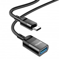  Hoco U107 USB male to Type-C female chafging and data transfer  Hoco 03699