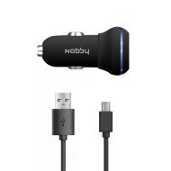   Nobby Energy AC-002 2USB 1A/2A +  microUSB 