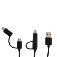 USB - Deppa D-72204 (21) 8-pin Lightning  /  MicroUSB 1.2  Deppa 02939