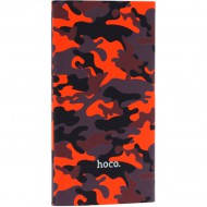 Аккумулятор внешний универсальный Hoco J9-10000 mAh Camouflage Series Power Bank (USB: 5V/2.1A Max) Камуфляж-красный Hoco 04085