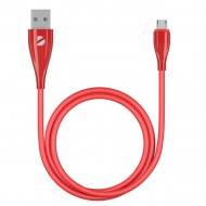 USB дата-кабель Deppa D-72287 USB - microUSB Ceramic (1.0м) Красный Deppa 02102