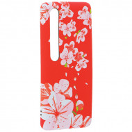 Чехол-накладка силикон MItriFON для Xiaomi Mi 10/ 10 Pro 0.8мм с флуоресцентным рисунком Цветы Розовый MItrifON 18526