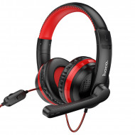 Игровые наушники с микрофоном Hoco W103 Magic tour gaming headphone Red Красные Hoco 06277