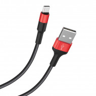 USB - Hoco X26 Xpress charging data cable Type-C (1.0 ) Black  /  Red Hoco 02017