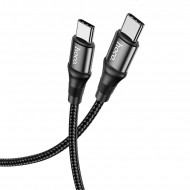 USB - Hoco X50 Type-C to Type-C Exquisito 100W charging data cable (20V-5A, 100 Max) 1.0   Hoco 02182