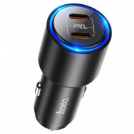   Hoco NZ3 Clear way 40W dual port PD car charger (2Type-C: 5V  /  2.4A 20W/ total output 40W)  Hoco 07202