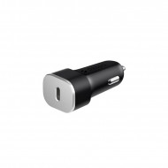   Deppa Car charger USB Type-C Power Delivery, 18  D-11289 12/24V ( 5V/3A, 9V/2A, 12V/1.5A)  Deppa 07109