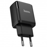 Адаптер питания Hoco N7 Speedy dual port charger Apple / Android (2USB: 5V max 2.1A) Черный Hoco 03212