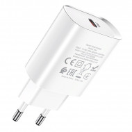   Hoco N14 Smart Charging single port PD20W+QC3.0 charger (USB-C: 5V max 3A/ 20)  Hoco 03231