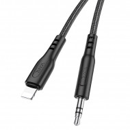  Hoco UPA18 Digital audio conversion Cable for Lightning to 3.5mm jack (1.0 ) Black  Hoco 02254